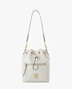 Saffiano Drawstring Off White 14 Saffiano Drawstring Off White -Florentine Shop B1935G SIECSIEC0002