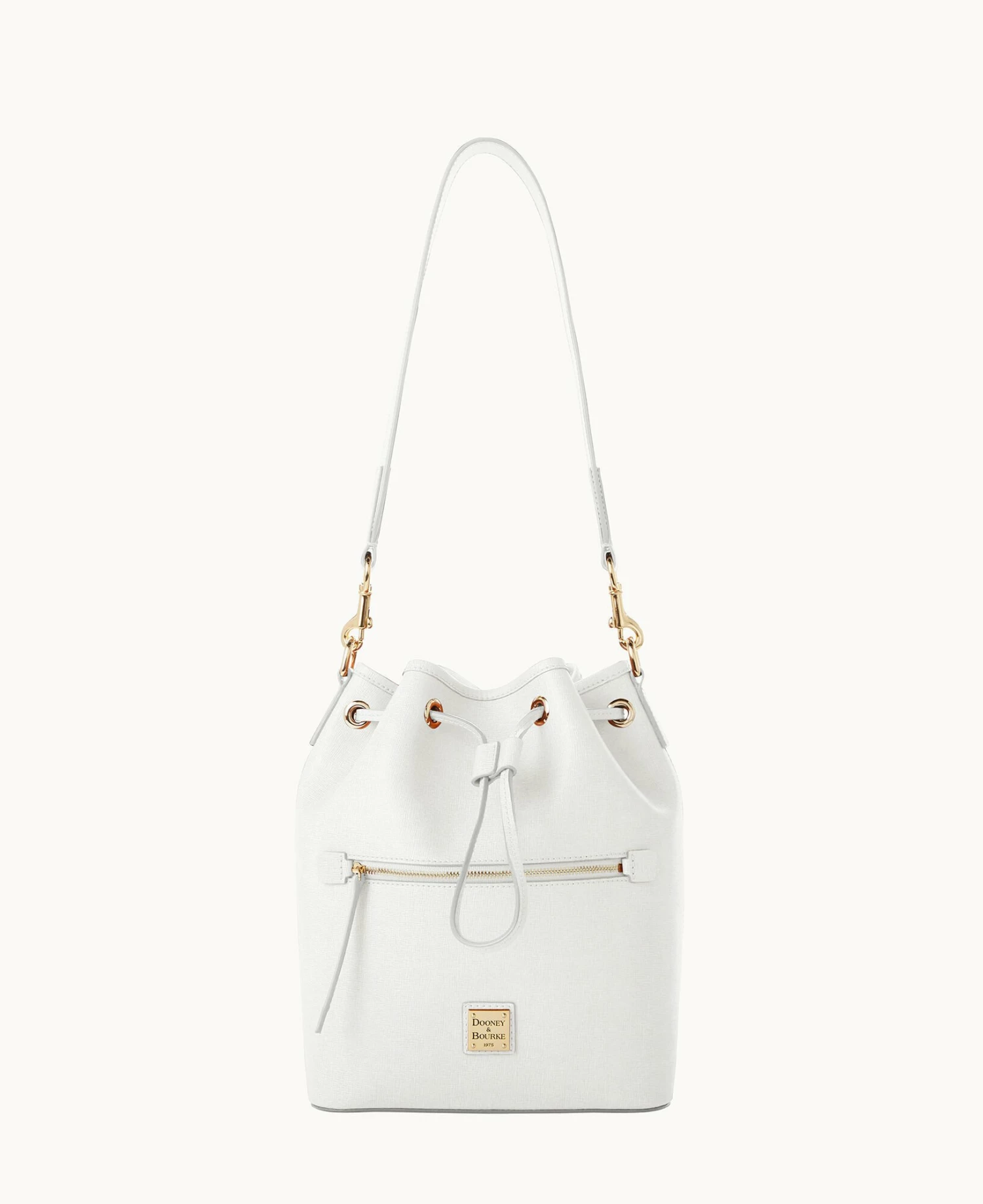 Saffiano Drawstring Off White Saffiano Drawstring Off White -Florentine Shop B1935G SIOWSIOW0002 1