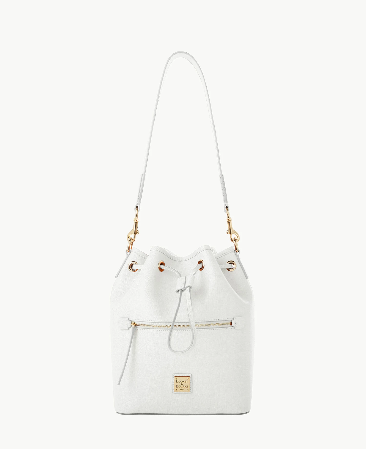 Saffiano Drawstring Off White Saffiano Drawstring Off White -Florentine Shop B1935G SIOWSIOW0002 2