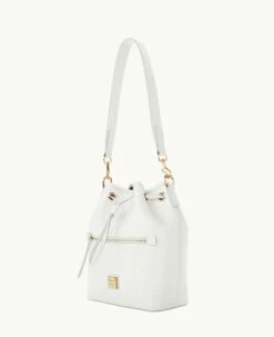 Saffiano Drawstring Off White 7 Saffiano Drawstring Off White -Florentine Shop B1935G SIOWSIOW0002 ALT1 1