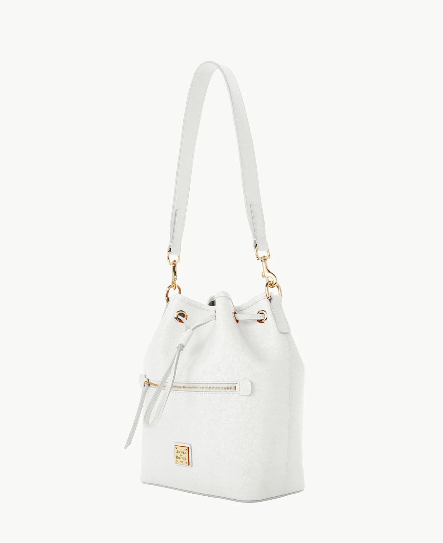 Saffiano Drawstring Off White Saffiano Drawstring Off White -Florentine Shop B1935G SIOWSIOW0002 ALT1