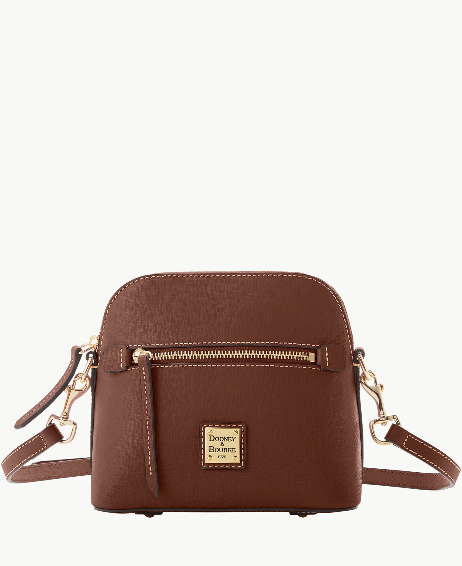 Saffiano Domed Crossbody Black Saffiano Domed Crossbody Black -Florentine Shop B1951G SIARSIAR