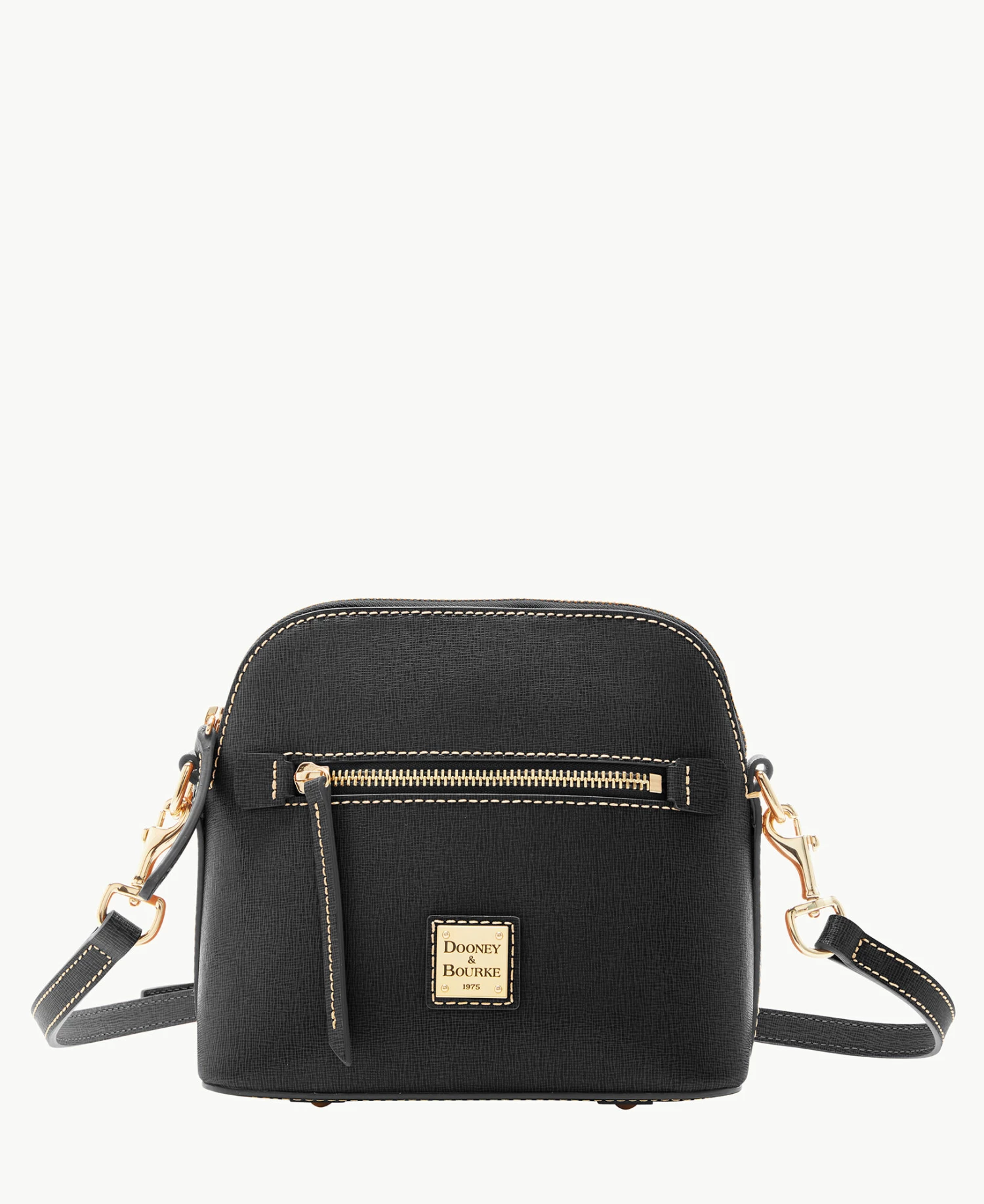 Saffiano Domed Crossbody Black Saffiano Domed Crossbody Black -Florentine Shop B1951G SIBLSIBL 2