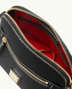 Saffiano Domed Crossbody Black 6 Saffiano Domed Crossbody Black -Florentine Shop B1951G SIBLSIBL ALT2 1