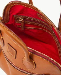 Florentine Domed Satchel Natural 3 Florentine Domed Satchel Natural -Florentine Shop B1954D SCNASCNA ALT2