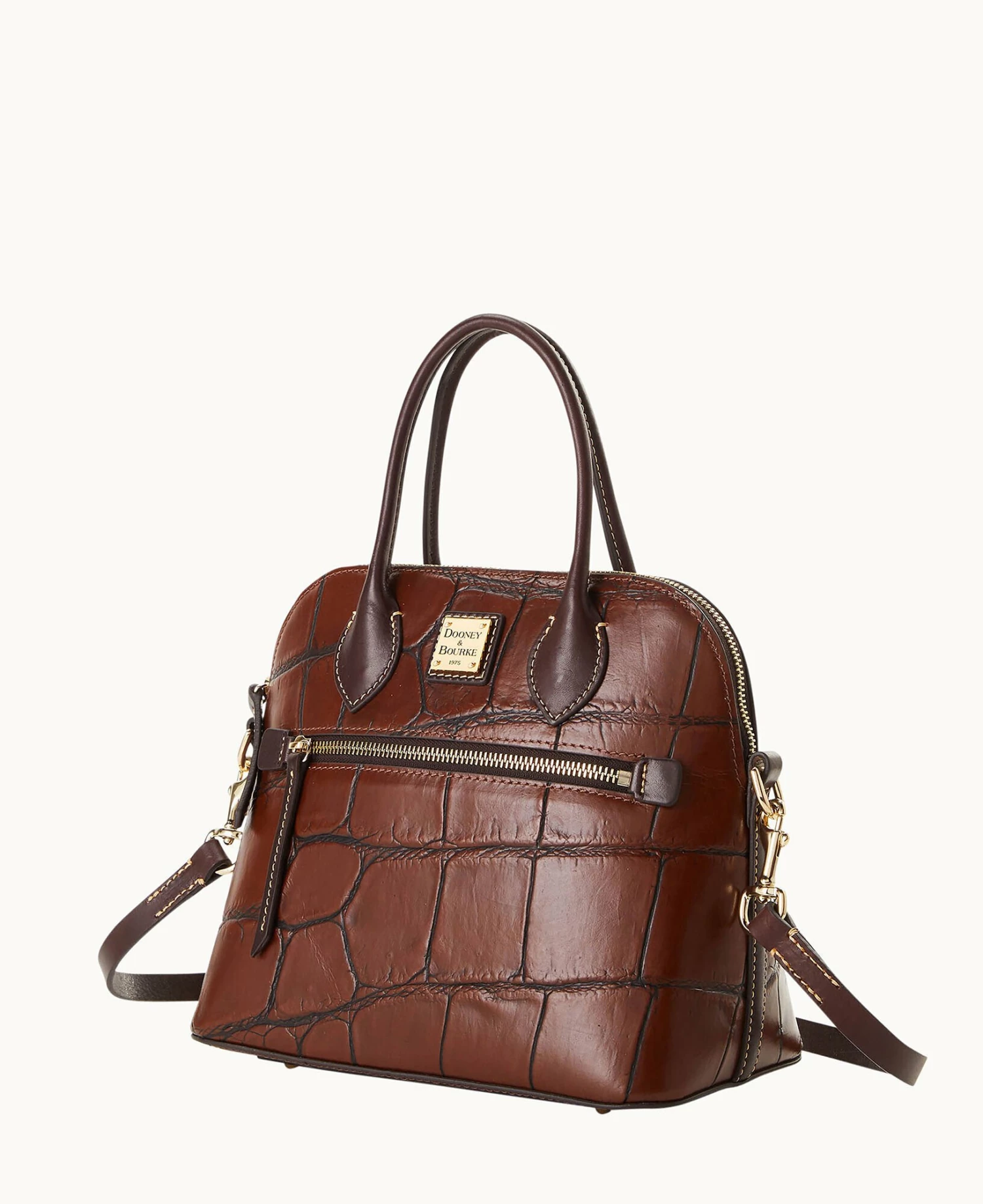 Denison Domed Satchel Cognac Denison Domed Satchel Cognac -Florentine Shop B1954G 8DCGPABM ALT1 1