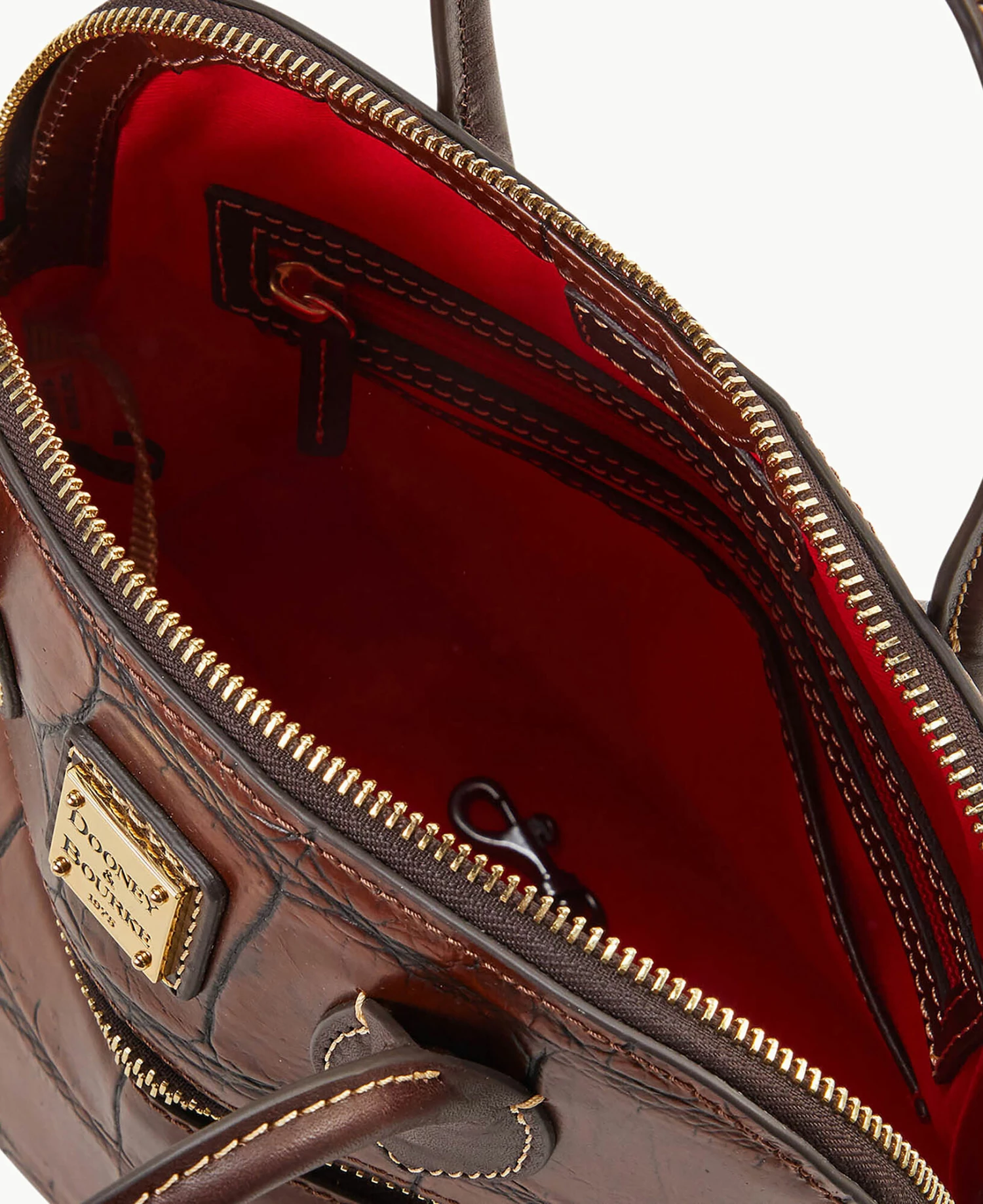 Denison Domed Satchel Cognac Denison Domed Satchel Cognac -Florentine Shop B1954G 8DCGPABM ALT2