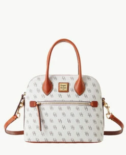 Gretta Domed Satchel Bone