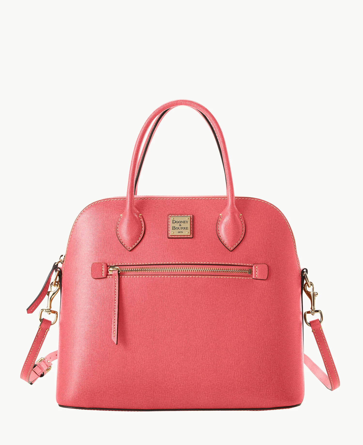 Saffiano Large Domed Satchel Amber Saffiano Large Domed Satchel Amber -Florentine Shop B1955G SIBZSIBZ