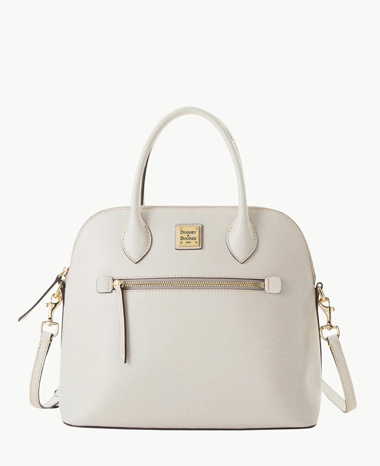 Saffiano Large Domed Satchel Amber Saffiano Large Domed Satchel Amber -Florentine Shop B1955G SIECSIEC