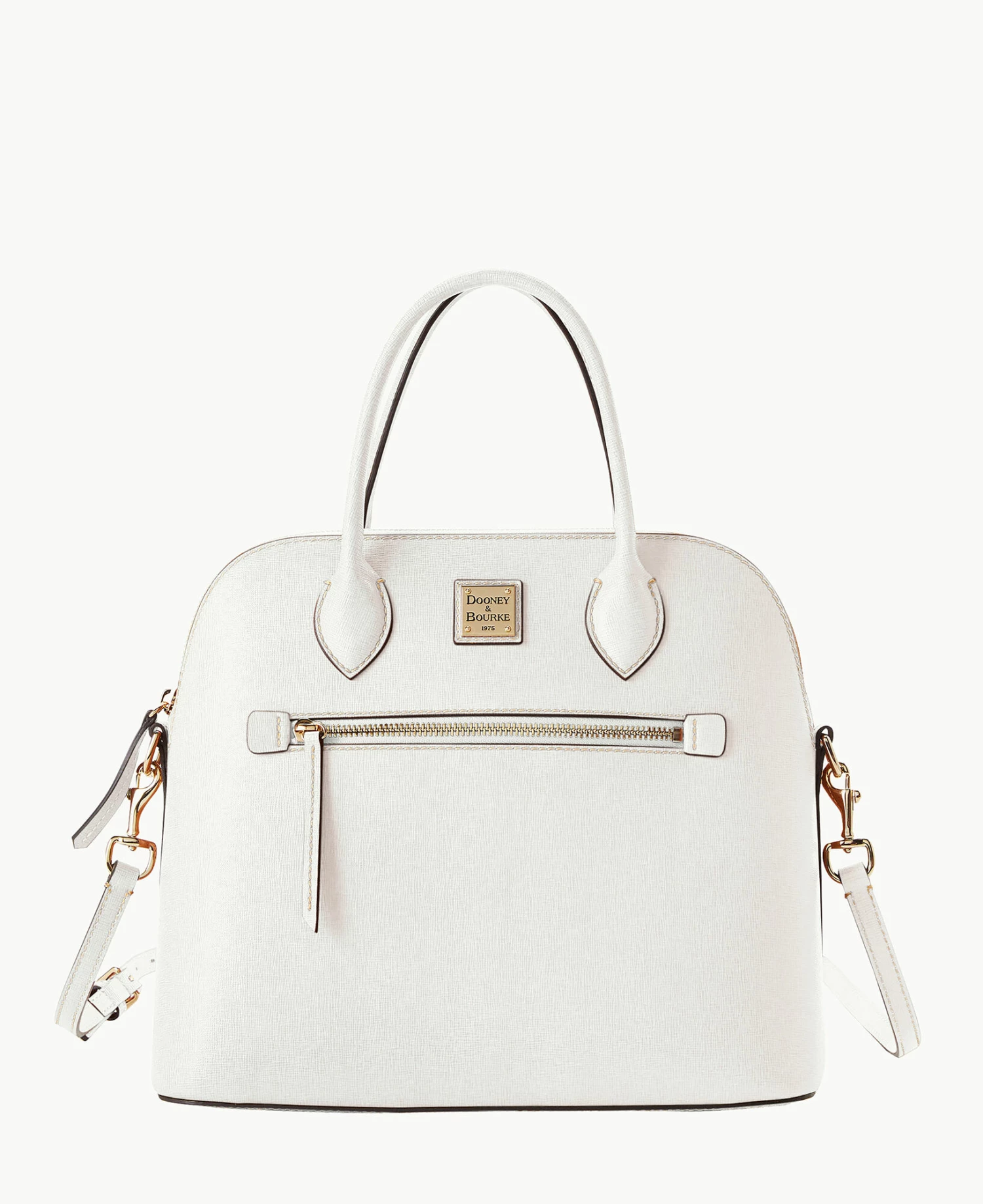 Saffiano Large Domed Satchel Amber Saffiano Large Domed Satchel Amber -Florentine Shop B1955G SIOWSIOW