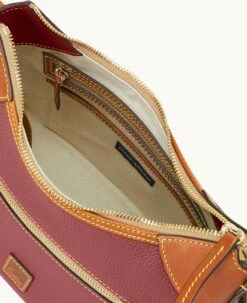 Pebble Grain Hobo Wine 8 Pebble Grain Hobo Wine -Florentine Shop B1957G 9PWNPAKR ALT2 1