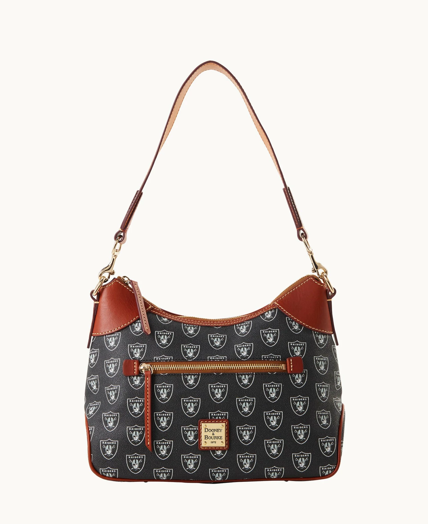 NFL Raiders Hobo RAIDERS NFL Raiders Hobo RAIDERS -Florentine Shop B1957G NJBLPATNRAID 1