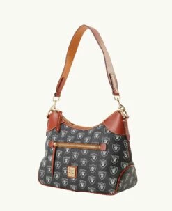 NFL Raiders Hobo RAIDERS 5 NFL Raiders Hobo RAIDERS -Florentine Shop B1957G NJBLPATNRAID ALT1 1