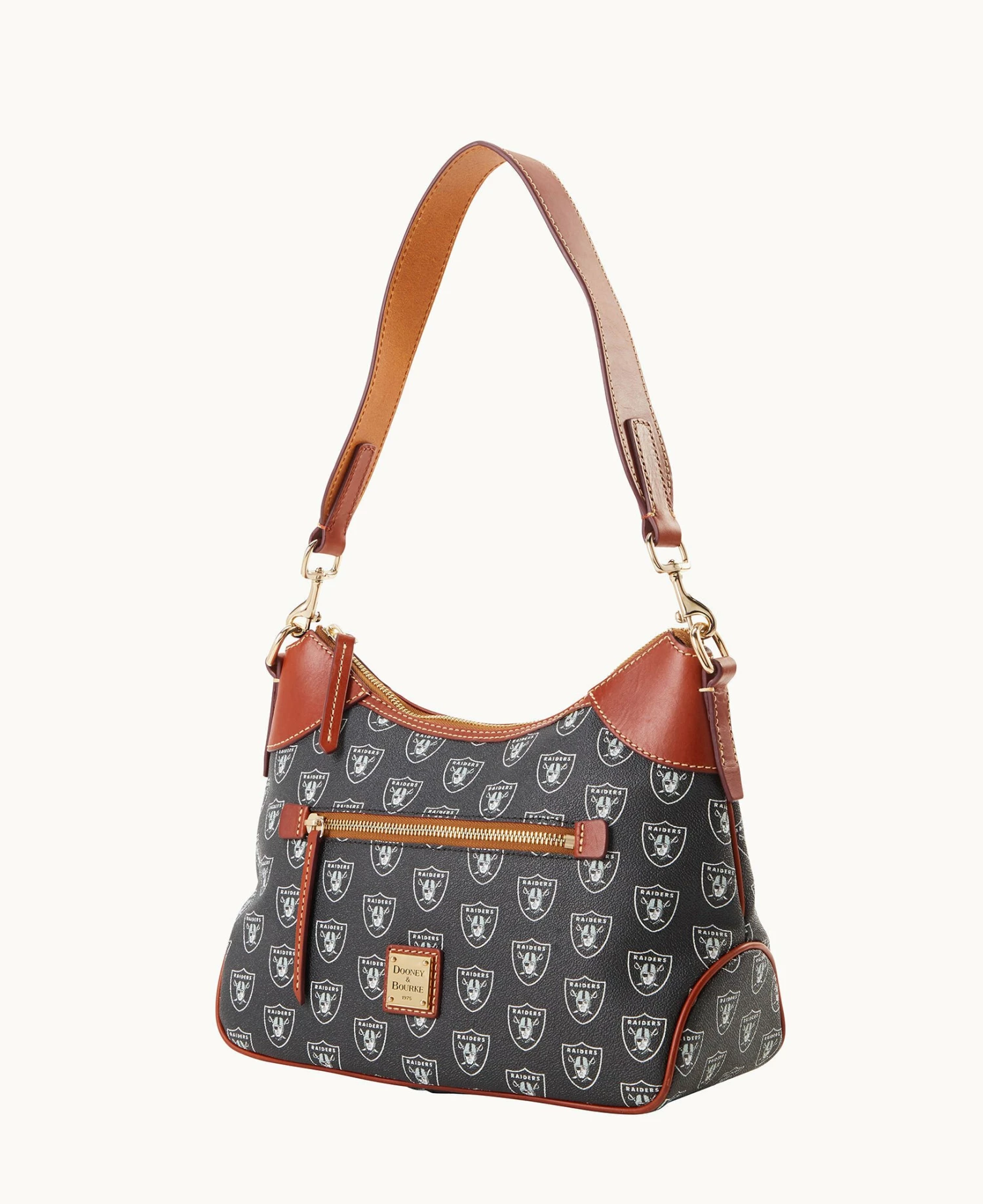 NFL Raiders Hobo RAIDERS NFL Raiders Hobo RAIDERS -Florentine Shop B1957G NJBLPATNRAID ALT1 1