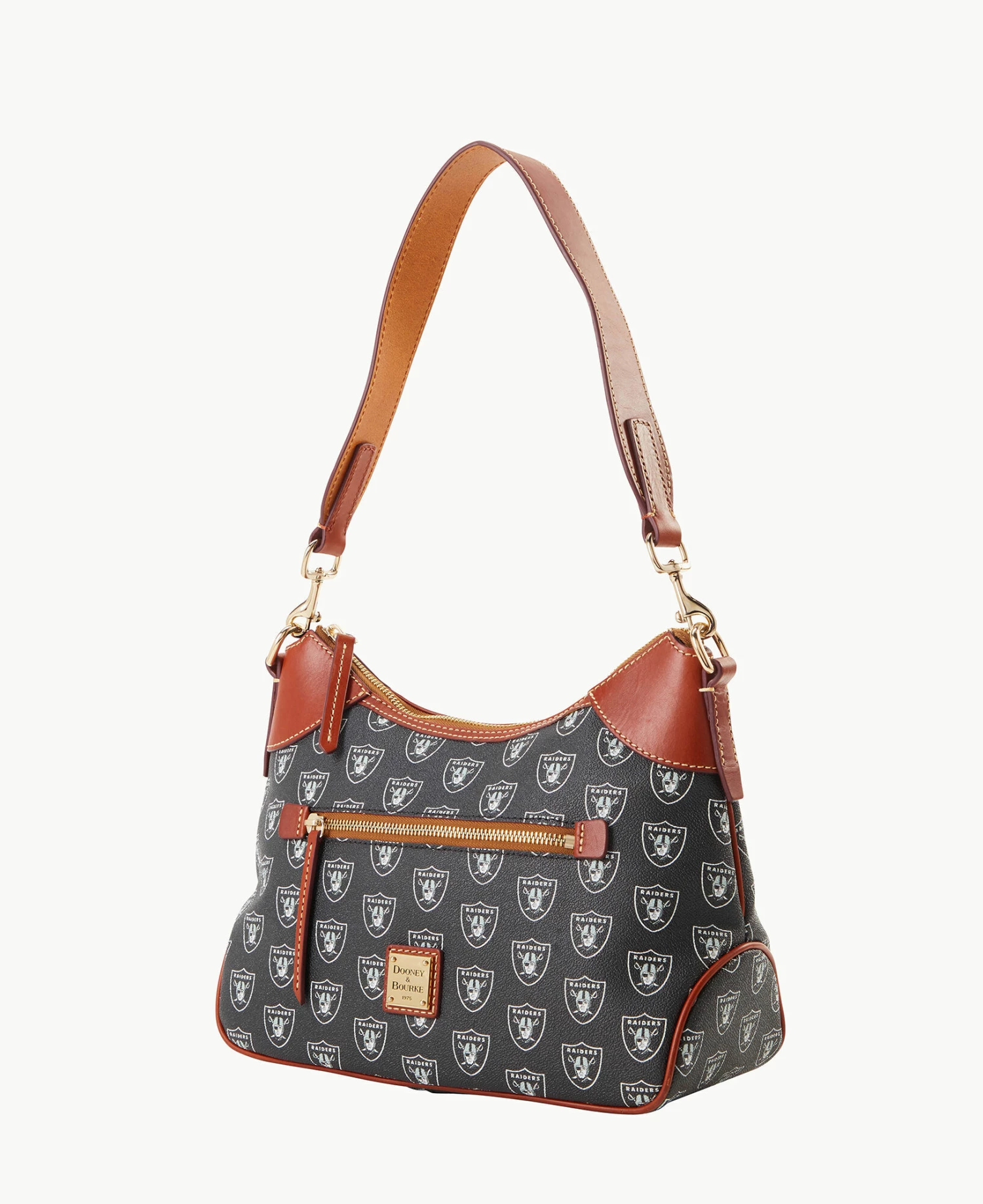 NFL Raiders Hobo RAIDERS NFL Raiders Hobo RAIDERS -Florentine Shop B1957G NJBLPATNRAID ALT1