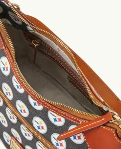 NFL Steelers Hobo STEELERS 4 NFL Steelers Hobo STEELERS -Florentine Shop B1957G NJBLPATNSTLR ALT2 1