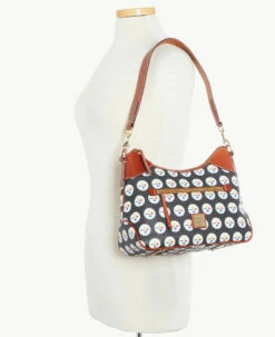 NFL Steelers Hobo STEELERS 2 NFL Steelers Hobo STEELERS -Florentine Shop B1957G NJBLPATNSTLR ALT4