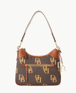 Monogram Hobo Brown Tmoro -Florentine Shop B1957G QRBMPAKR 2