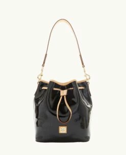 Patent Drawstring Black -Florentine Shop B1961G PTBLSVNA 1