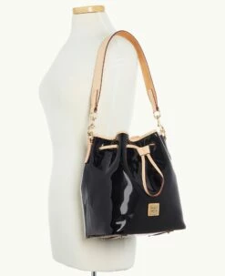 Patent Drawstring Black -Florentine Shop B1961G PTBLSVNA ALT4 1