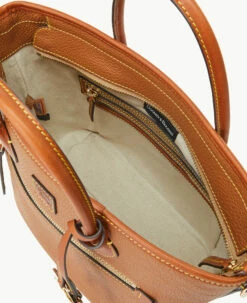 Pebble Grain Handle Tote Caramel -Florentine Shop B1963G 9PCAPAKR ALT2