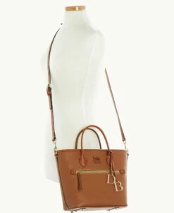Pebble Grain Handle Tote Caramel -Florentine Shop B1963G 9PCAPAKR ALT4 1