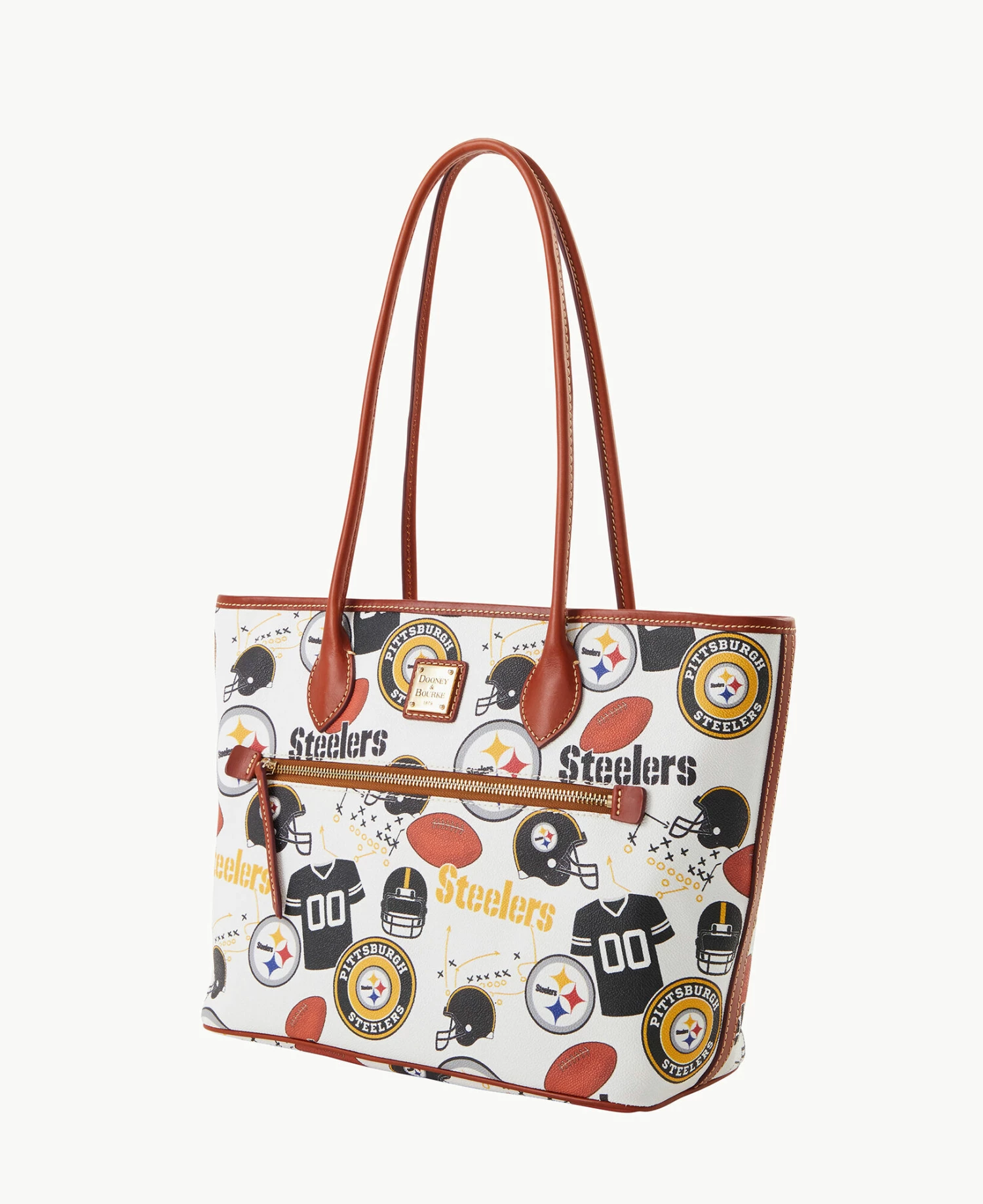 NFL Steelers Tote STEELERS NFL Steelers Tote STEELERS -Florentine Shop B1964G QWMWPATNSTLR ALT1