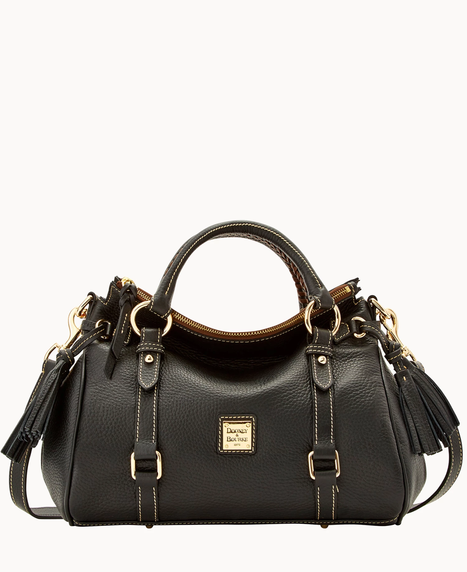 Pebble Grain Satchel Elephant Pebble Grain Satchel Elephant -Florentine Shop B1980G AWBLAWBL