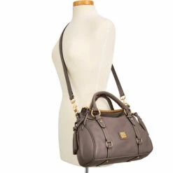 Pebble Grain Satchel Elephant 11 Pebble Grain Satchel Elephant -Florentine Shop B1980G AWELAWEL0001 ALT4 1