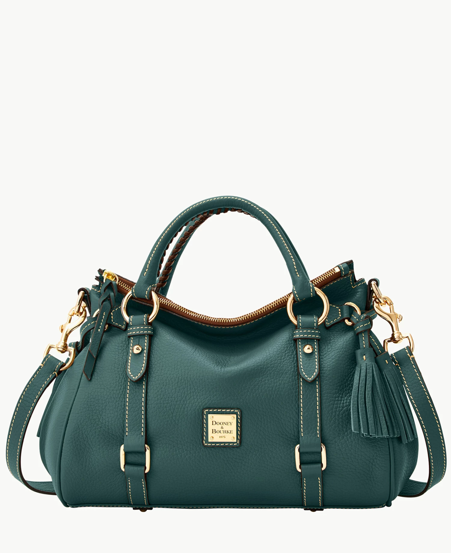 Pebble Grain Satchel Elephant Pebble Grain Satchel Elephant -Florentine Shop B1980G AWFSAWFS0001