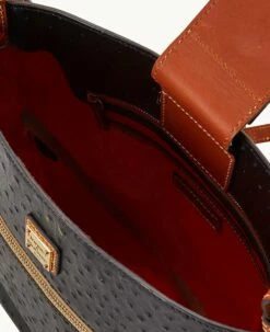 Ostrich Ridley Black -Florentine Shop B2037G OTBLPAKR ALT2 1