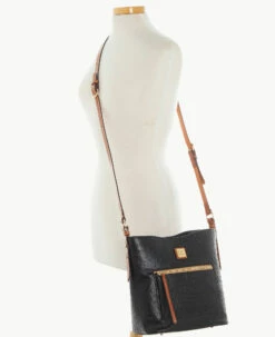 Ostrich Ridley Black -Florentine Shop B2037G OTBLPAKR ALT4