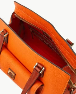 Pebble Grain Shoulder Bag Clementine -Florentine Shop B2175G AWCEPATN ALT2