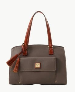 Pebble Grain Shoulder Bag Clementine -Florentine Shop B2175G AWELPATN