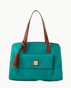 Pebble Grain Shoulder Bag Clementine -Florentine Shop B2175G AWSPPATN