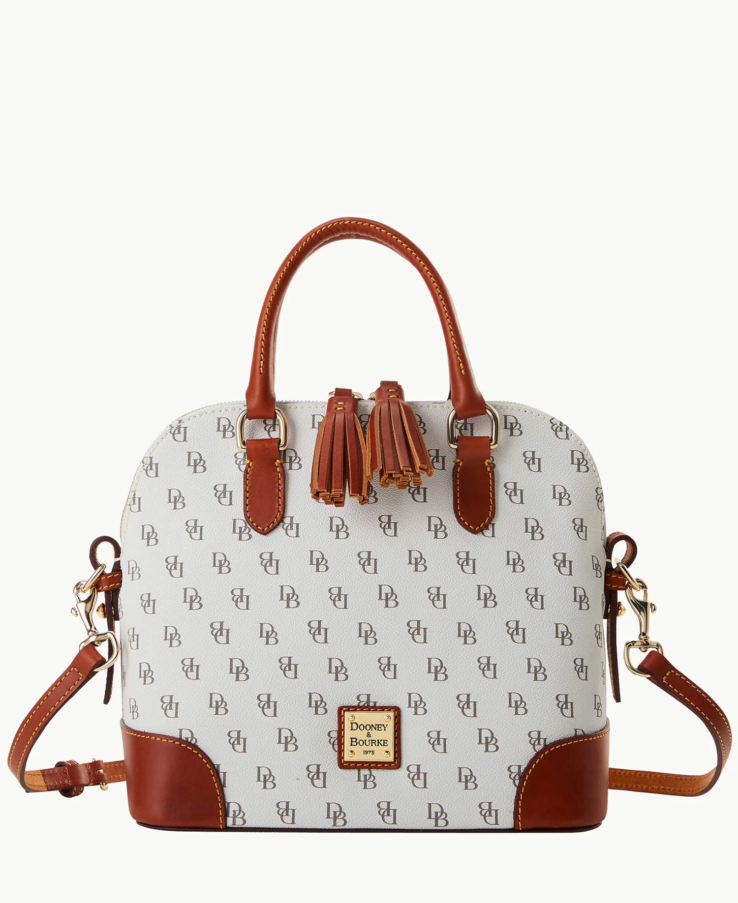 Gretta Domed Satchel Brown Tmoro Gretta Domed Satchel Brown Tmoro -Florentine Shop B2257G NGBOPATN