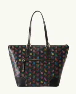 DB75 Multi Career Tote Black -Florentine Shop B2258G 5SBLPABL ALT3 1