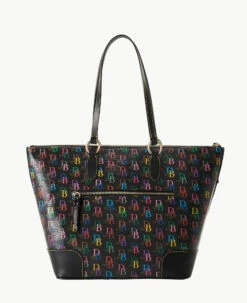 DB75 Multi Career Tote Black -Florentine Shop B2258G 5SBLPABL ALT3