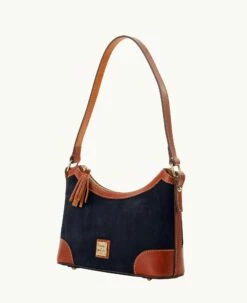 Suede Shoulder Bag Navy -Florentine Shop B2264G SUNVPATN ALT1 1