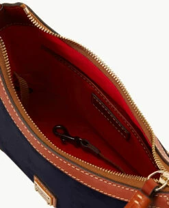 Suede Shoulder Bag Navy -Florentine Shop B2264G SUNVPATN ALT2