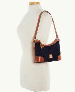 Suede Shoulder Bag Navy -Florentine Shop B2264G SUNVPATN ALT4 1