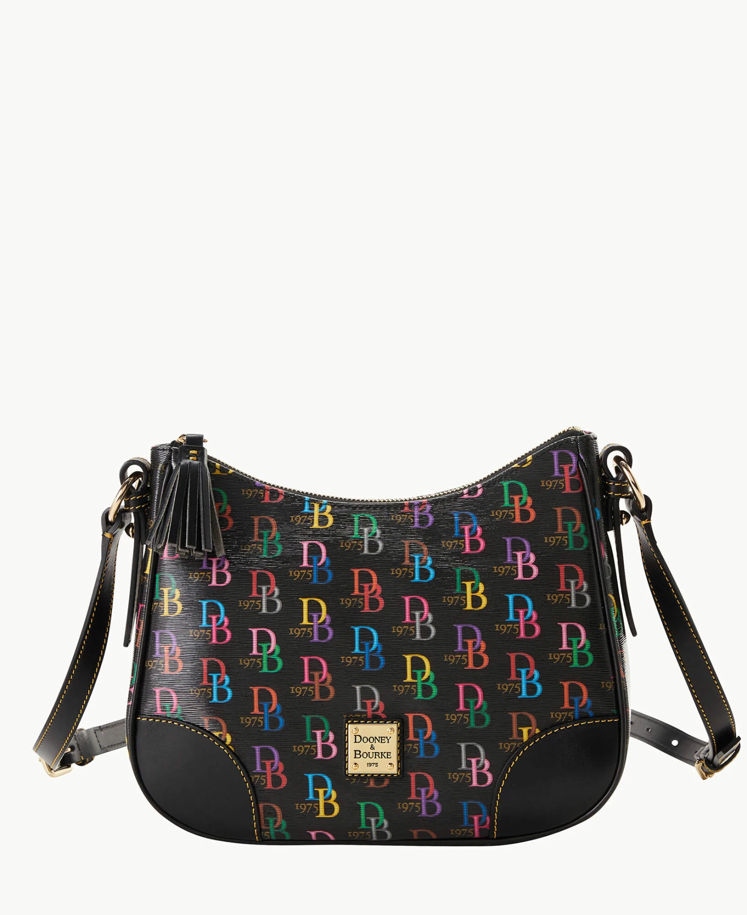 DB75 Multi Crossbody Hobo Black DB75 Multi Crossbody Hobo Black -Florentine Shop B2269G 5SBLPABL