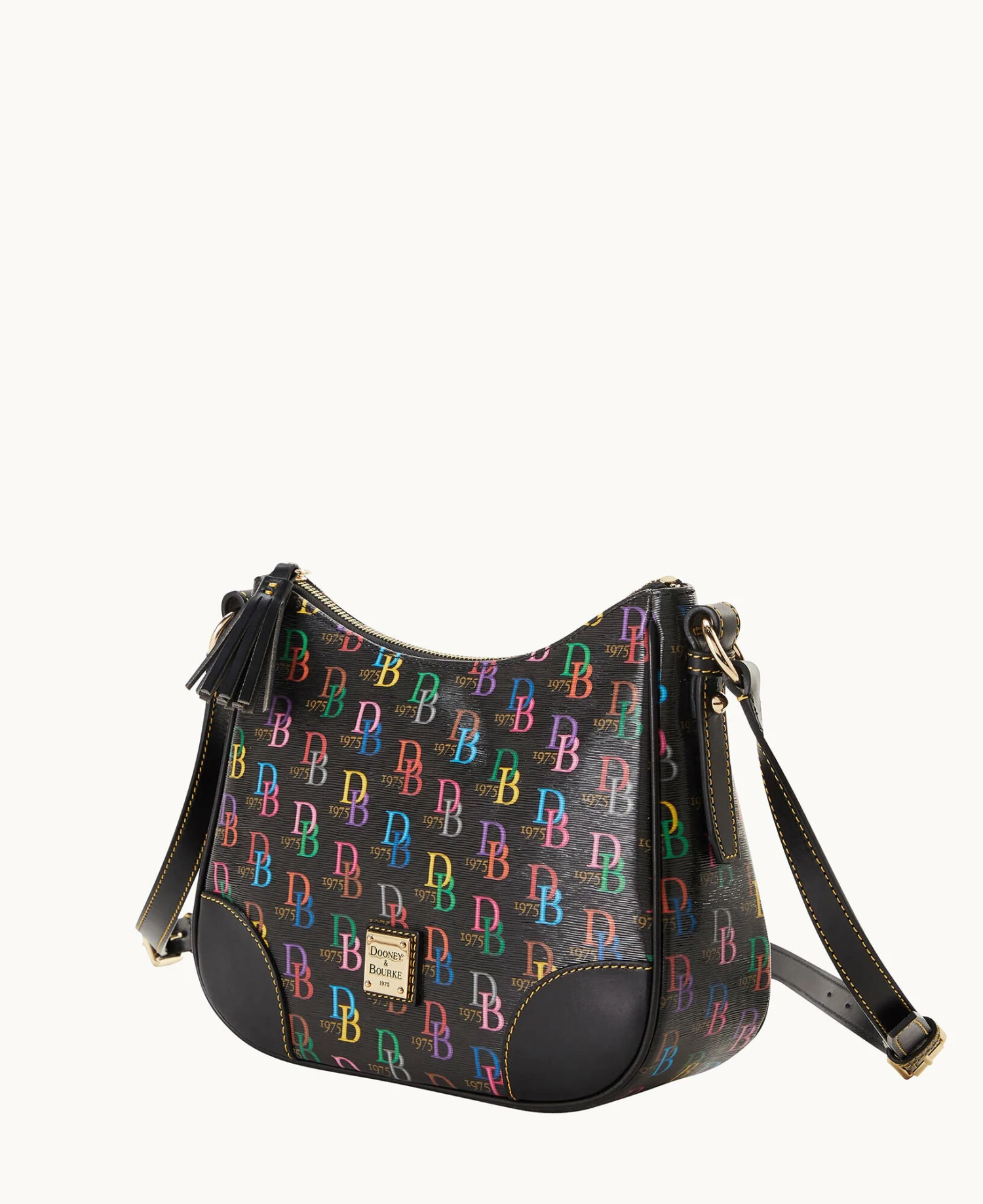 DB75 Multi Crossbody Hobo Black DB75 Multi Crossbody Hobo Black -Florentine Shop B2269G 5SBLPABL ALT1 1