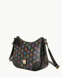 DB75 Multi Crossbody Hobo Black 2 DB75 Multi Crossbody Hobo Black -Florentine Shop B2269G 5SBLPABL ALT1