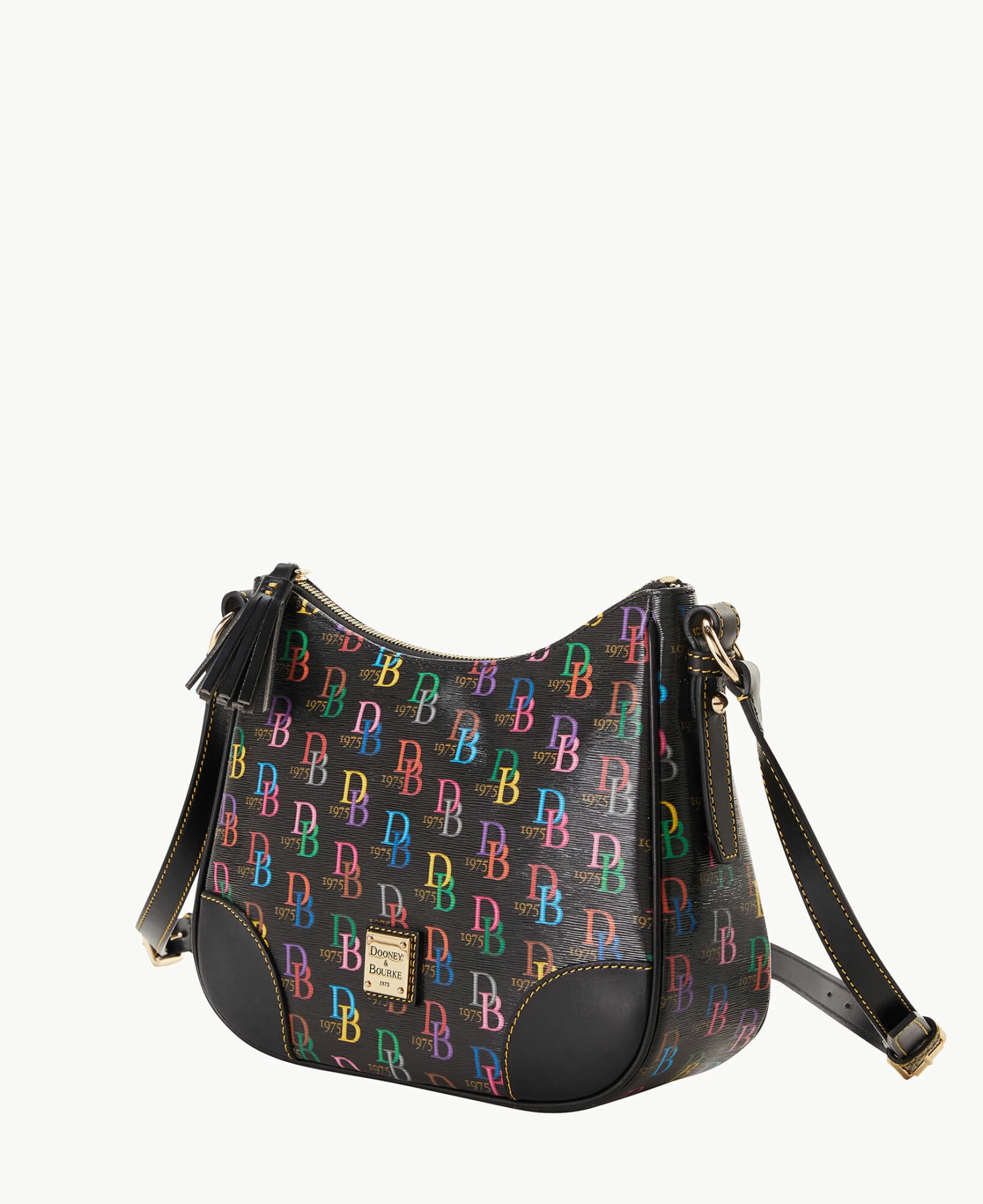 DB75 Multi Crossbody Hobo Black DB75 Multi Crossbody Hobo Black -Florentine Shop B2269G 5SBLPABL ALT1