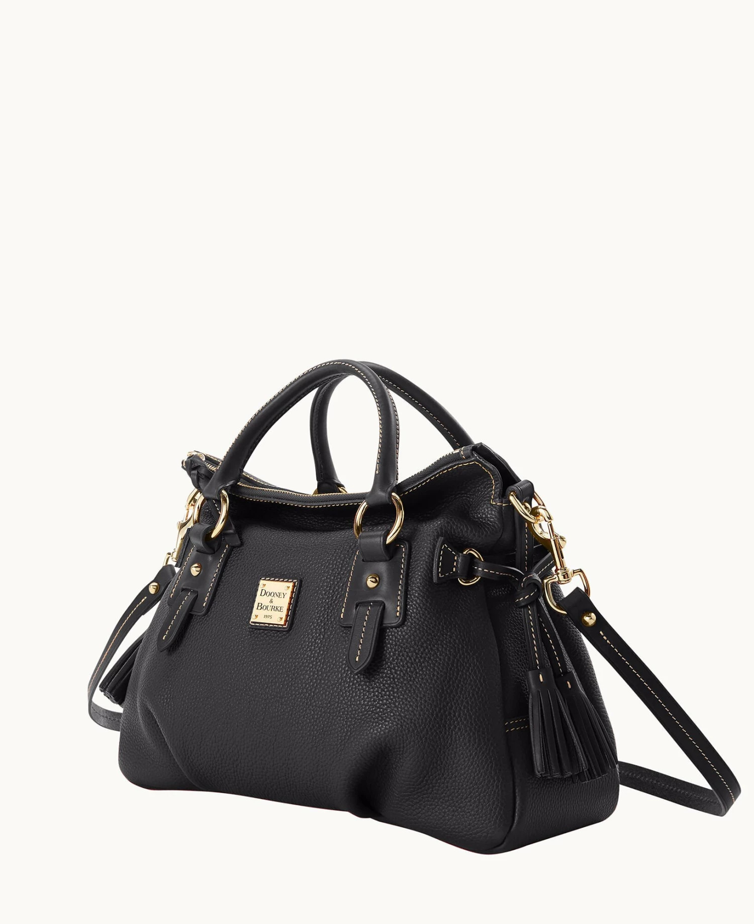 Pebble Grain Stanwich Satchel Black Black Pebble Grain Stanwich Satchel Black Black -Florentine Shop B2275G AWBLPABL ALT1 1