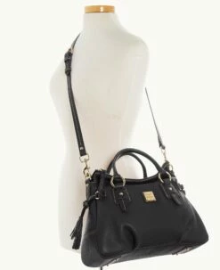 Pebble Grain Stanwich Satchel Black Black 7 Pebble Grain Stanwich Satchel Black Black -Florentine Shop B2275G AWBLPABL ALT4 1