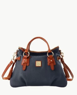 Pebble Grain Stanwich Satchel Black Black 16 Pebble Grain Stanwich Satchel Black Black -Florentine Shop B2275G AWMDPATN