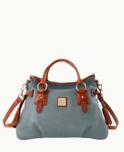 Pebble Grain Stanwich Satchel Black Black 19 Pebble Grain Stanwich Satchel Black Black -Florentine Shop B2275G AWSLPATN